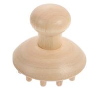 EXAOMBLE Wooden Hair Massage Comb with Acupuncture Points for Scalp and Body, Synthetic Material, Brown, Designed to Promote and Prevent Hair Static Damage, for Home Relaxation and Stress