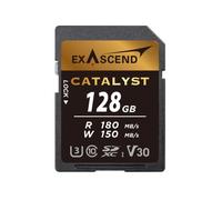 Exascend Catalyst 128GB SDXC UHS-I V30 Memory Card 4K UHD up to 150MB/s Write Speeds, UHS-I, Class 10, U3, V30 Camera Memory Card