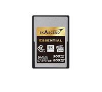 Exascend Essential 360GB CFexpress Type A Memory Card 800MB/s Write 900MB/s Read VPG200 Offering 8K Ultra HD Video CF Card Cinema Quality Compatible Memory for Sony Alpha & FX Cameras