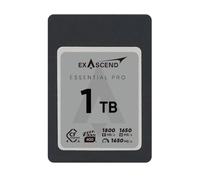 Exascend Essential Pro 1TB CFExpress 4.0 Type A Memory Card 1650MB/s Write 1800MB/s Read VPG400 Offering 8K Ultra HD Video CF Card Sustained Write 850MB/s Compatible With The Sony Alpha & FX Cameras