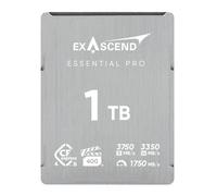 Exascend Essential Pro Tough 1TB CFexpress 4.0 Type B Memory Card 3150MB/s Write Speed 3750MB/s Read Speed, VPG400 Certified Flawless 8K & 12K Video Capture at 120fps