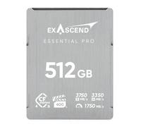 Exascend Essential Pro Tough 512GB CFexpress 4.0 Type B Memory Card 3150MB/s Write Speed 3750MB/s Read Speed, VPG400 Certified Flawless 8K & 12K Video Capture at 120fps