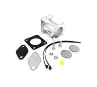 Exaust Gas Recirculation for BMW for M47N2 for M57N2 E60 E61 E87 E90 E92 E93 320 325D 330D 525D 530D 520I for X3 for X6 for X5 11717804381 EGR Disassembly Valve Kit Aluminum EGR Valve(Silver)