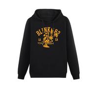 ExbeRt Blink-182 College Mascot Hoodie Hoody Mens Unisex Size XXL Black