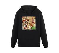 ExbeRt Butthole Surfers Mens Hoody Meat Puppets Big Black Punk Rock Metal Graphic Band Hoodie Size L