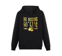 ExbeRt No Boxing No Life Canelo Álvarez Mens Hoody Canelo Álvarez Sweatershirt Size L Black