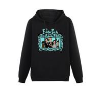 ExbeRt The Belcher Family Bobs Burgers Bob Addams Family Gothic Cartoon Mens Hoody Size XXL Black