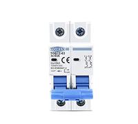 EXBWXNIL 2P DC MCB 1000V Solar Mini Circuit Breaker 3A 6A 10A 16A 20A 25A 32A 40A 50A 63A for PV System(10A)