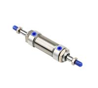EXBWXNIL MAD32/40 Pneumatic Cylinder Double Outlet Stainless Steel Mini 25/50/75/100/125/150/175/200/300/350/500(Stroke 50mm,Bore 32mm(MAD 32))