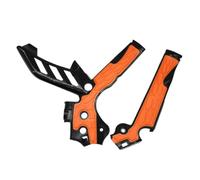 EXC250 EXC300 Motorcycle X-Grip Frame Guard Compatible With SX SXF EXC EXCF XCW XCFW Models 125 150 200 250 300 350 400(Black Orange)
