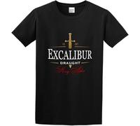 Excalibur Draught King Arthur Beer ParodyO Neck Men Shirt(XX-Large)