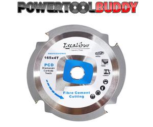 EXCALIBUR PCD Blade Fibre Cement Saw Blade 165mm x 20mm 4T - Polycrystalline