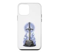 Excalibur Sword in Stone Arthurian Legend Sacred Line Art Case for iPhone 12 mini