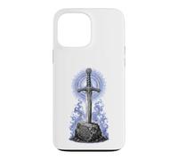 Excalibur Sword in Stone Arthurian Legend Sacred Line Art Case for iPhone 13 Pro Max