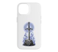 Excalibur Sword in Stone Arthurian Legend Sacred Line Art Case for iPhone 14