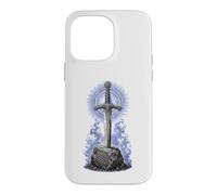 Excalibur Sword in Stone Arthurian Legend Sacred Line Art Case for iPhone 14 Pro Max