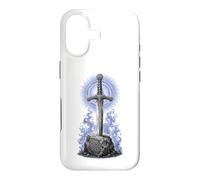 Excalibur Sword in Stone Arthurian Legend Sacred Line Art Case for iPhone 17