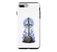 Excalibur Sword in Stone Arthurian Legend Sacred Line Art Case for iPhone 7 Plus/8 Plus