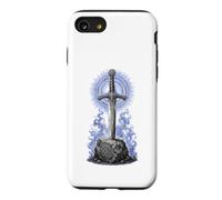 Excalibur Sword in Stone Arthurian Legend Sacred Line Art Case for iPhone SE (2020) / 7/8