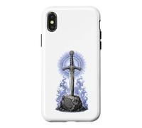 Excalibur Sword in Stone Arthurian Legend Sacred Line Art Case for iPhone X/XS