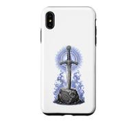 Excalibur Sword in Stone Arthurian Legend Sacred Line Art Case for iPhone XS Max