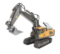 Excavator 2025 Trucks With Cool Lights And Sounds Complete Control Over The Construction Alloy Material 2.4 Remote Action (Black, One Size)