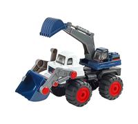 Excavator Bulldozer Toy - Model Vehicle for Kids, Engineering Theme Playset, Parent Child Interactive Game, Collectible Construction Figure, Learning Fun for Living Room Playground