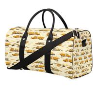 Excavator Car Travel Duffle Bag for Women Men Girls Boys Weekend Overnight Bags 22.7 L Tote Cabin Luggage Bag for Sports Gym Yoga