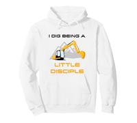 Excavator Construction Kids: Christian Faith Little Disciple Pullover Hoodie