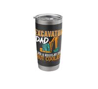 Excavator Dad Like A Regular Dad But Cooler Construction Stainless Steel Insulated Tumbler