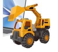 Excavator Digger - Large High-Precision Sand Digging Toy Car | Kids Construction Vehicle With Matching Tools For Beach Play, Sandbox Backhoe For Outdoor, Heavy Duty Gift