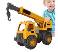 Excavator Digger, Large Precision Sand Toy Vehicle, Heavy-Duty Construction Truck with Tools for Kids, Indoor Outdoor Play, Sandbox, Beach, Backyard, Pretend Game, 1 Piece