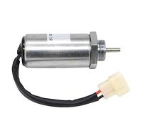 Excavator Engine Stop Solenoid Compatible With ISUZU EX400 3LD1 3LD2 4LE1 12V 897329-5680 8973295680