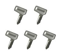Excavator key (5 pieces) is suitable for Yanmar 15,17,20,30,35,50,55 cab door key, ignition start key.