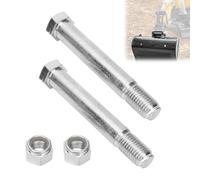 Excavator Link Pin, 2 Pieces of Mini Excavator Attachments with 25 mm Pipe Diameter Replaceable Connecting Pins for Mini Excavator Excavator Pins for Connecting Buckets Grapples and Drilling Rigs