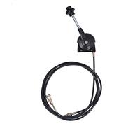 Excavator Manual Throttle Cable, 3.5m Quick Response Motor Control Wire Adjustable Throttle Control Cable with Stainless Steel Joints for Excavator Mixer Truck