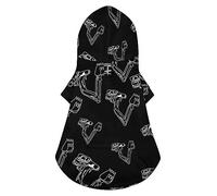 Excavator Operator Dog Hoodie Luxury Dog Clothes Winter Dog Jacket Pet Clothes Hoodie French Bulldog Teddy Pug Puppy Clothes 2XL