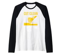 Excavator Operator Precision Grading Heavy Equipment Raglan Baseball Tee