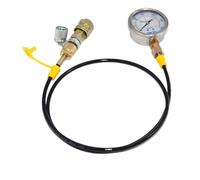Excavator Pressure Gauge Kit - Hydraulic Pump Test Connector with Digital Pressure Gauge and Pressure Hose Connector