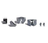 BNIB OO / HO BUSCH 7799 DIGGER BUCKETS / EXCAVATOR SHOVELS - DEPOT ACCESSORIES