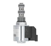 Excavator Solenoid Valve, 24V Fast Switching Alloy Steel Solenoid Valve Replacement for CAT 973 973D 973K, Compatible with Caterpillar Excavator Hydraulic Control System