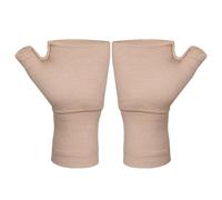 EXCEART 1 Pair Wrist Thumb Support Sleeve Arthritis Compression Gloves Fingerless Sports Wrist Brace for Arthritis Carpal Tunnel Therapy Wrist Pain Relief Heat Effect M