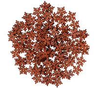 EXCEART 100 Pcs Christmas Wooden Buttons - Snowflake, Mini, Vintage, 18 mm - DIY Sewing, Knitting, Scrapbook Crafts, Xmas Decoration