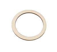 EXCEART 100pcs Cardboard Wreath Rings & Dream Catcher DIY Supplies: Macrame, Christmas Garland, Floral Decor, Rustic Wood Rings & Bamboo Log Chips