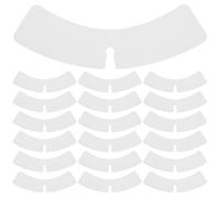 EXCEART 100pcs Collar Stays for Men Dress Shirts Plastic Collar Supports for Tidy Appearance Easy to Use Store for Dress Shirt Shaping Lightweight Practical Support