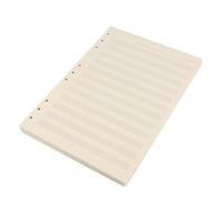 EXCEART 100sheets Loose-leaf Manuscript Paper Rows Blank Music Notebook Refill for Students Music Practice Notebook