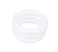 EXCEART 10pcs DIY Foam Donut Craft Rings Funny Round Christmas Wreath Ornament Kit for Craft Decorations