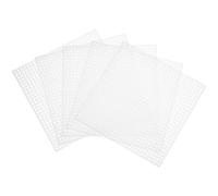 EXCEART 12 Pcs Mesh Canvas Sheet Square Cross Stitch Plastic Meshes Cross Stitch Plastic Aida Mesh Screen for Embroidery,Knit and Crochet Projects, 10.60X10.60X0.50CM