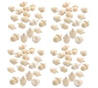 EXCEART 120 Pcs Wooden Acorn DIY Craft Shapes Natural Unfinished Wood Acorn Embellishments for Creative Painting and Home Decoration Seasonal Holiday Projects