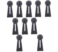 EXCEART 12pcs Photo Frame Pedestal Display Stand Back Support 360 Degree Rotating Plastic Picture Bracket Plate Holder Picture Frame Stand Black